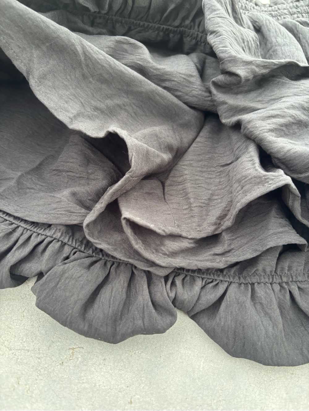 Classic Black Bubble Short Skirt Medium -Women - Picture 6 of 11